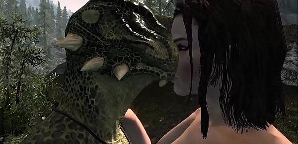  Argonian gets laid with Lydia Part 2
